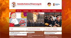 Desktop Screenshot of brandschutzaufklaerung.de