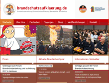 Tablet Screenshot of brandschutzaufklaerung.de